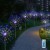 4x Lampa Solarna DRZEWKO LED RGB DMUCHAWIEC FAJERWERKI + pilot + USB
