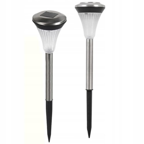 6x Lampa solarna LED ogrodowa wbijana słupek latarenka