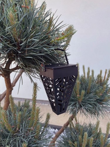 6x Lampa solarna LED Latarnia ogrodowa wbijana słupek latarenka ażurowa