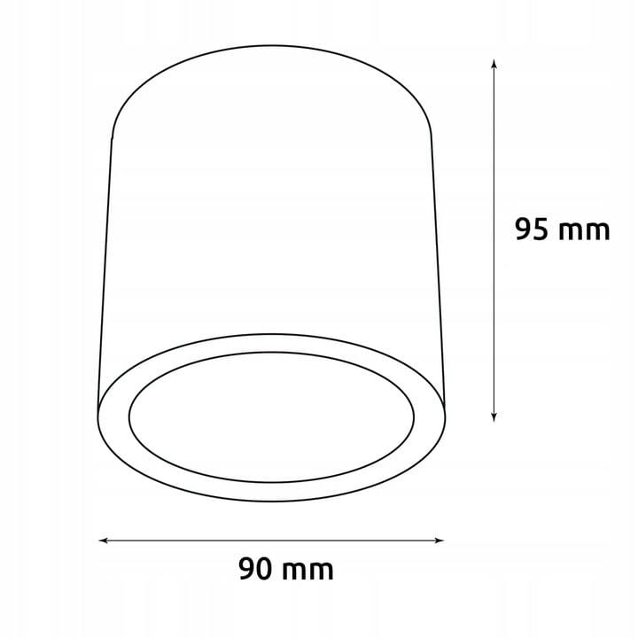 Oprawa Natynkowa Wodoodporna Tuba GU10 LED IP44 Zewnętrzna