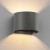Lampa zewnętrzna elewacyjna 2x LED 6W =60W kinkiet ogrodowy 4000K IP44