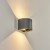 Lampa zewnętrzna elewacyjna 2x LED 6W =60W kinkiet ogrodowy 4000K IP44