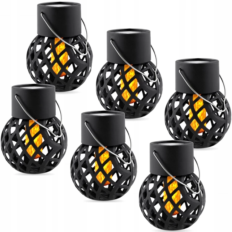 6x Lampa solarna kula LED wisząca SuperLED