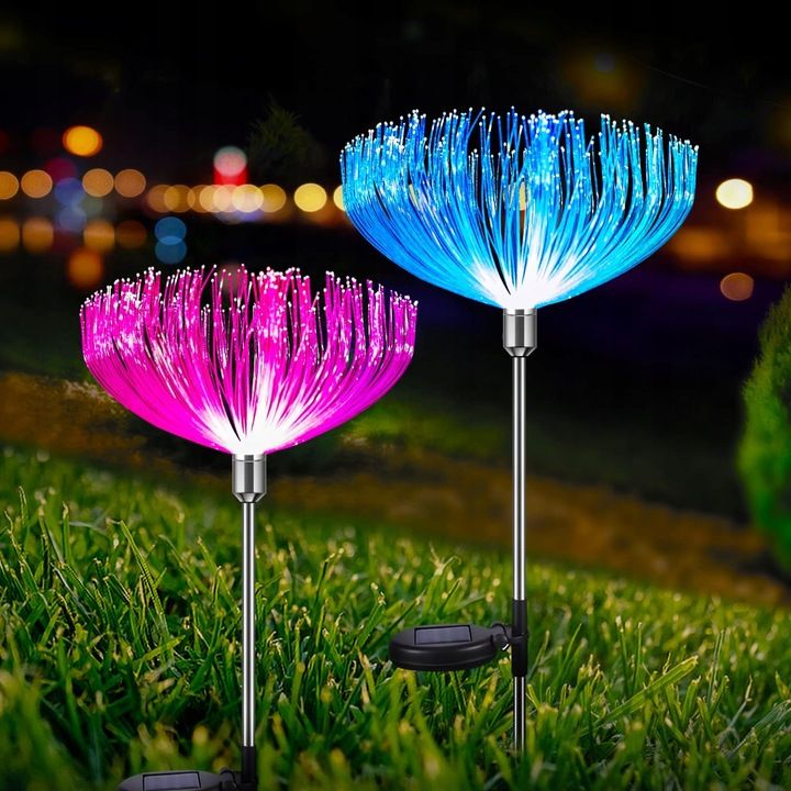 2x Lampa Solarna DRZEWKO LED RGB DMUCHAWIEC FAJERWERKI SuperLED