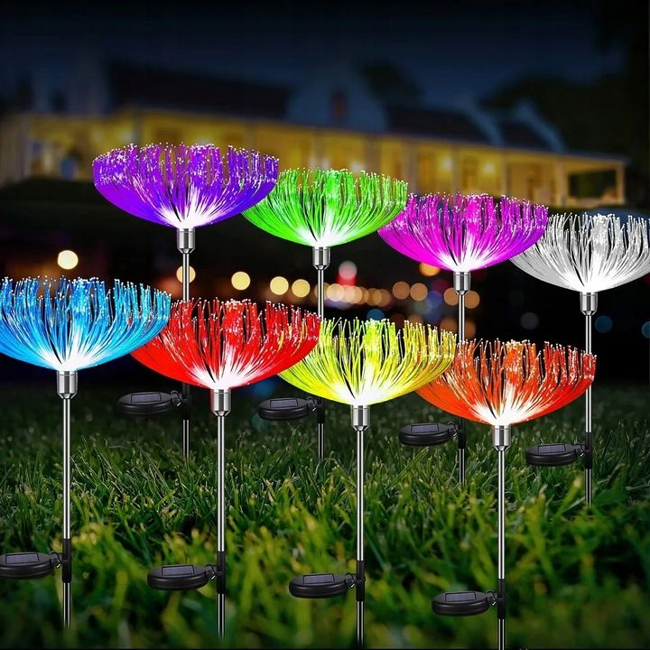 2x Lampa Solarna DRZEWKO LED RGB DMUCHAWIEC FAJERWERKI SuperLED