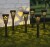 6x Lampa solarna LED ogrodowa wbijana ażurowa