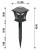 5x Lampa solarna LED ogrodowa wbijana Motyl SuperLED