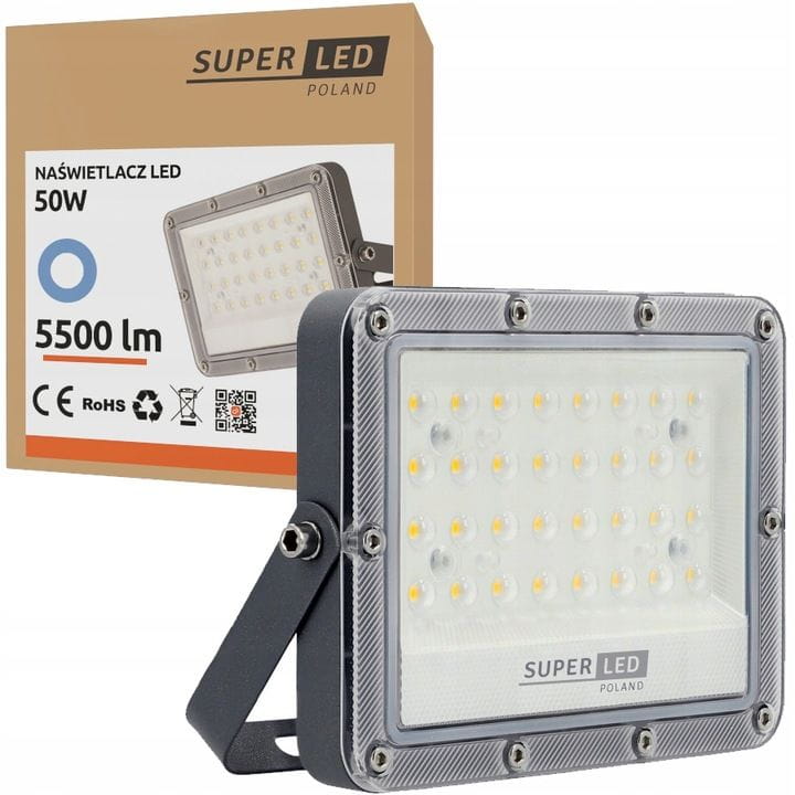 Naświetlacz LED Slim 50W PREMIUM