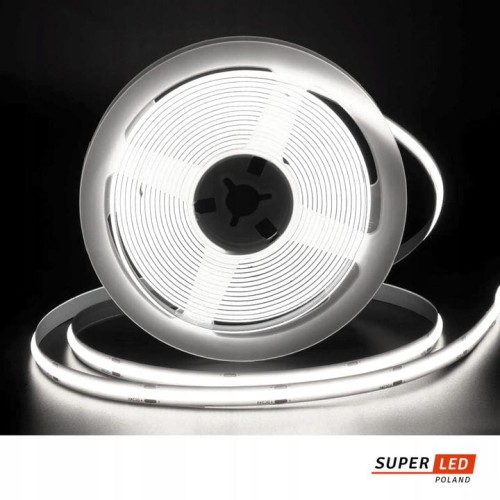 Taśma LED COB 12V Neon Linia 1600 diod 5 metrów 6000K SuperLED