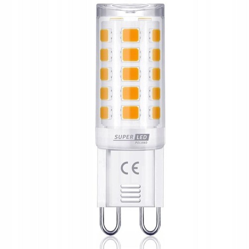 Żarówka LED G9 3.4W =40W 400lm 230V SMD ciepła SuperLED
