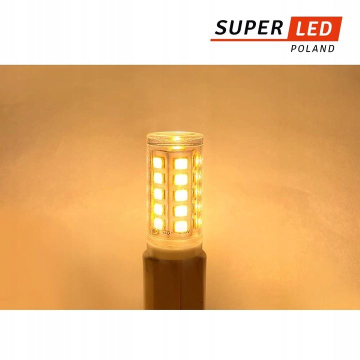 Żarówka LED G9 3.4W =40W 400lm 230V SMD ciepła SuperLED