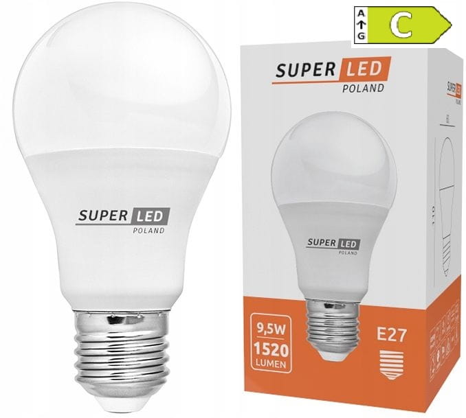 Żarówka LED E27 9,5W 1250lm biała ciepła