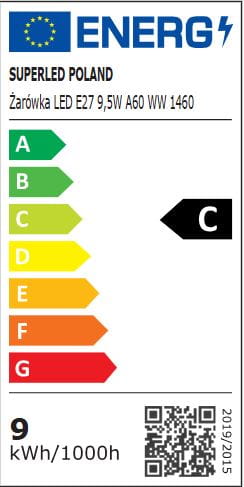 Żarówka LED E27 9,5W 1250lm biała ciepła