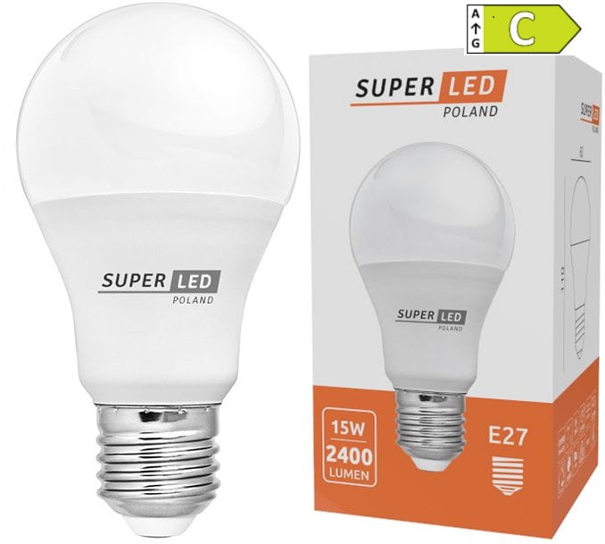 Żarówka LED E27 15W 2400lm biała ciepła