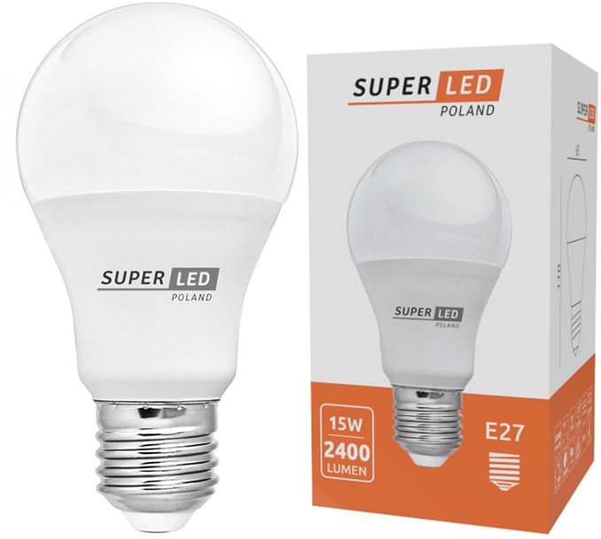 Żarówka LED E27 15W 2400lm biała ciepła
