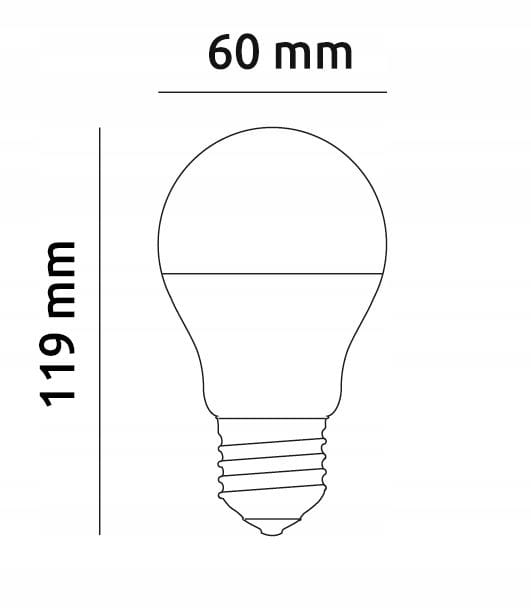 Żarówka LED E27 15W 2400lm biała ciepła