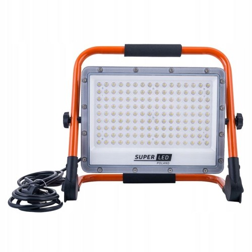 Halogen LED Budowlany 150W 16500lm + Uchwyt z wtyczką