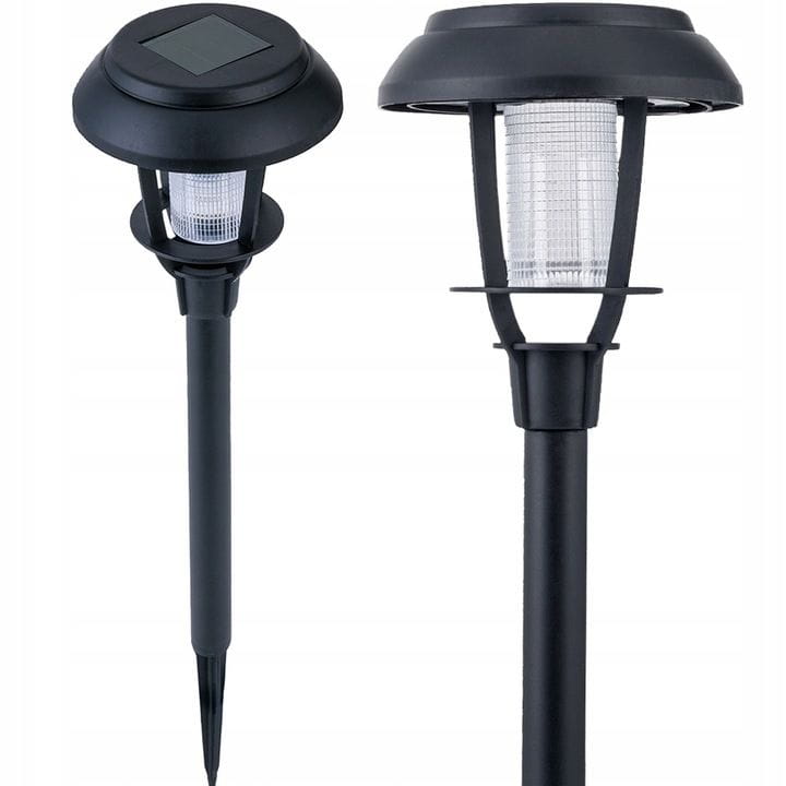 6x Lampa solarna LED Latarnia ogrodowa wbijana słupek latarenka