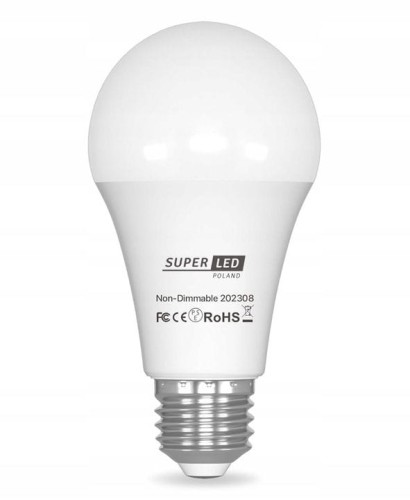 10x Żarówka LED E27 A70 20W Biała Neutralana SuperLED