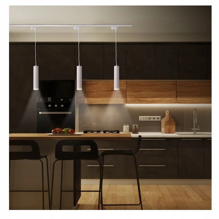 Zestaw szynowy Szynoprzewód 3m + 2x Lampa wisząca + 3x reflektor SuperLED
