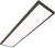 Panel LED Sufitowy 40W Natynkowy czarny 120x30cm neutralny