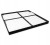 Panel LED natynkowy 40W czarny 60x60cm kwadrat neutralny