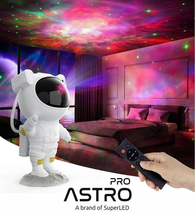 Projektor Gwiazd Pro Astronauta Galaxy Rzutnik laserowy 3D + pilot