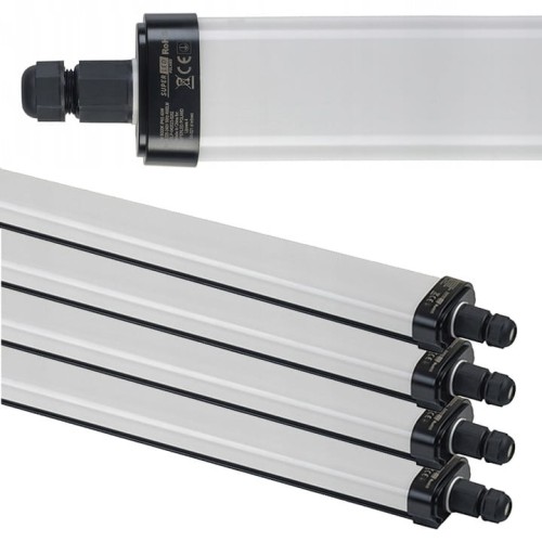 4x Oprawa natynkowa, hermetyczna LED 120 cm 40W 4400lm SuperLED