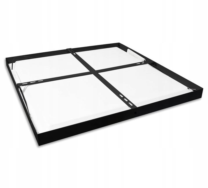 Panel LED 60W Natynkowy Czarny 60x60cm