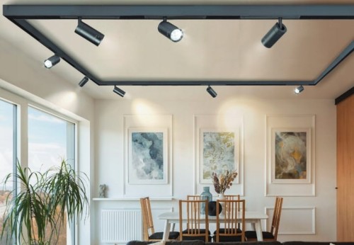Zestaw Szynoprzewód Szyna 2x 2m + 2x 1m + 6x Oprawa GU10 LED
