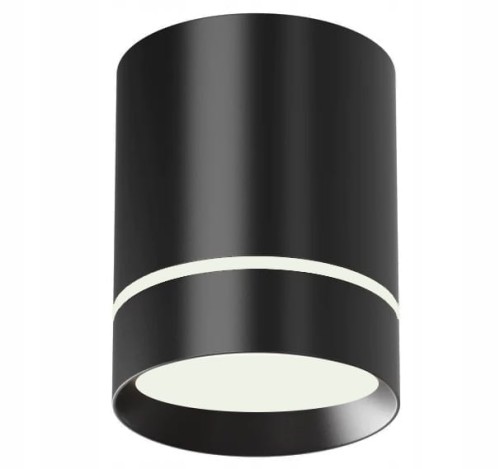 Oprawa Natynkowa Halogenowa Tuba GU10 LED sufitowa spot czarna