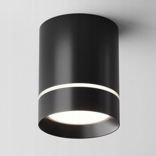 Oprawa Natynkowa Halogenowa Tuba GU10 LED sufitowa spot czarna