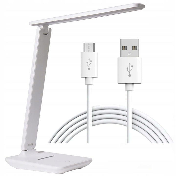 Lampka biurkowa nocna LED USB 3 barwy światła 3000-6000K SuperLED