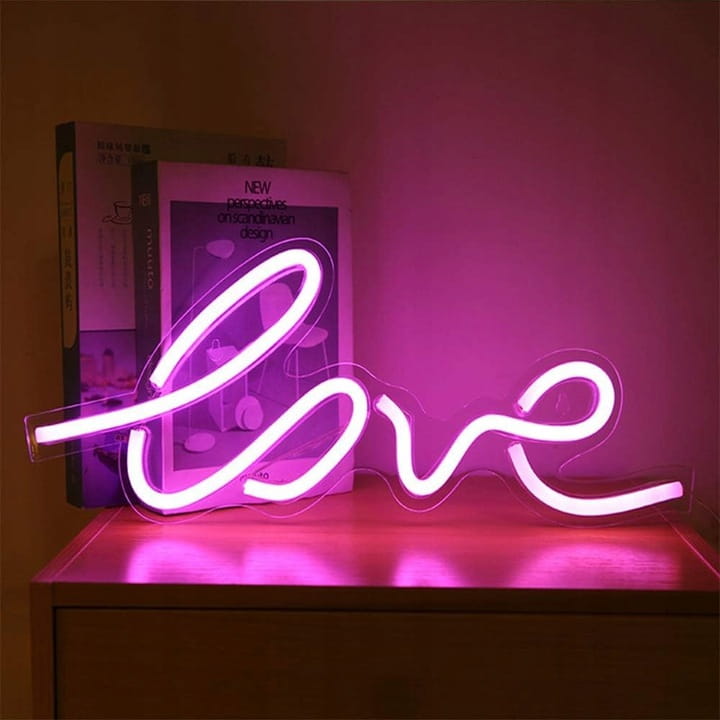 Lampa Neon LED na ścianę Lampka nocna Love USB 5V SuperLED