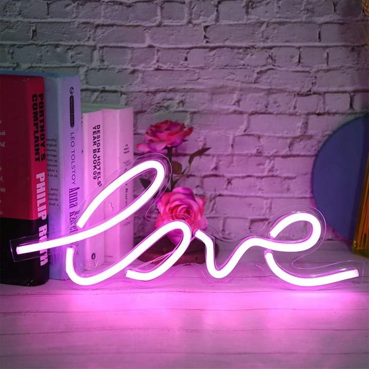 Lampa Neon LED na ścianę Lampka nocna Love USB 5V SuperLED