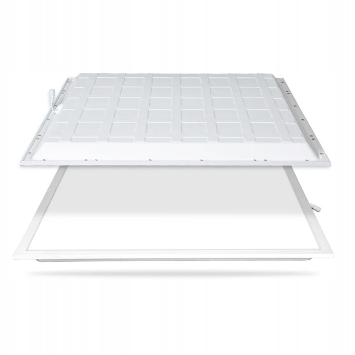 Panel LED wpuszczany 60W biały 60x60cm Plafon lampa sufitowa kwadrat 6000K POZWROTOWA