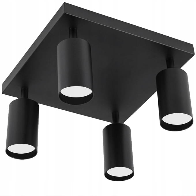 Oprawa natynkowa Lampa sufitowa 4x GU10 halogenowa wisząca SuperLED