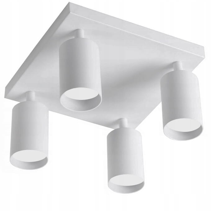 Oprawa natynkowa Lampa sufitowa 4x GU10 halogenowa wisząca SuperLED