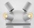 Oprawa natynkowa Lampa sufitowa 4x GU10 halogenowa wisząca SuperLED