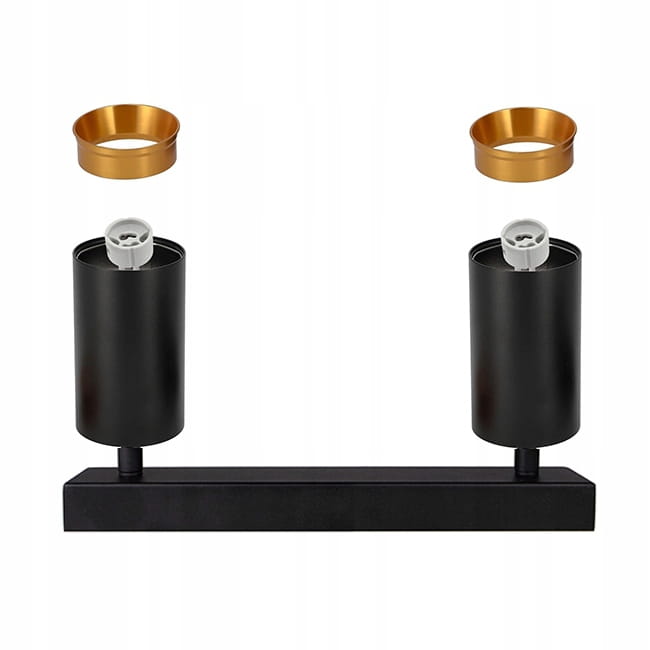 Lampa sufitowa szyna spot kinkiet oprawa halogenowa natynkowa 2x GU10
