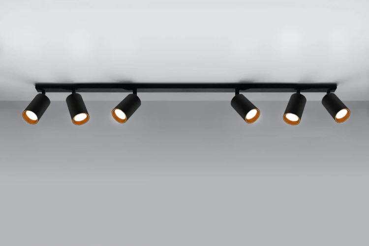 Lampa sufitowa szyna spot oprawa halogenowa 6x GU10