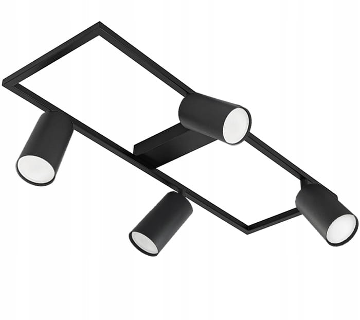 Lampa sufitowa GU10 Oprawa Szyna Reflektor 4x GU10 Kinkiet SuperLED
