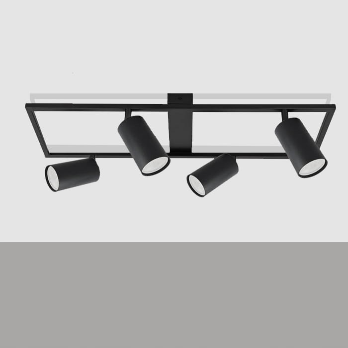 Lampa sufitowa GU10 Oprawa Szyna Reflektor 4x GU10 Kinkiet SuperLED