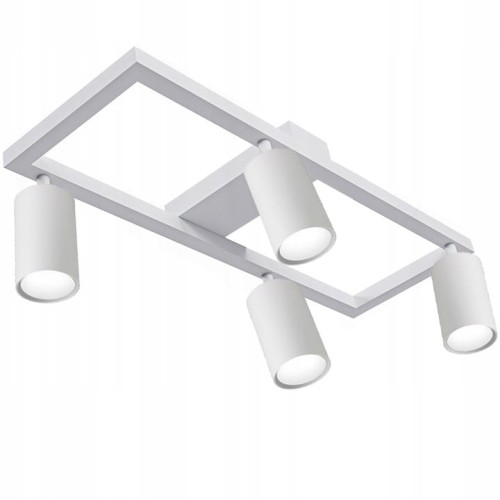 Lampa sufitowa GU10 Oprawa Szyna Reflektor 4x GU10 Kinkiet SuperLED