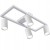Lampa sufitowa GU10 Oprawa Szyna Reflektor 4x GU10 Kinkiet SuperLED