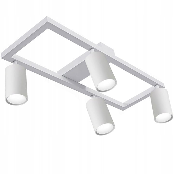 Lampa sufitowa GU10 Oprawa Szyna Reflektor 4x GU10 Kinkiet SuperLED
