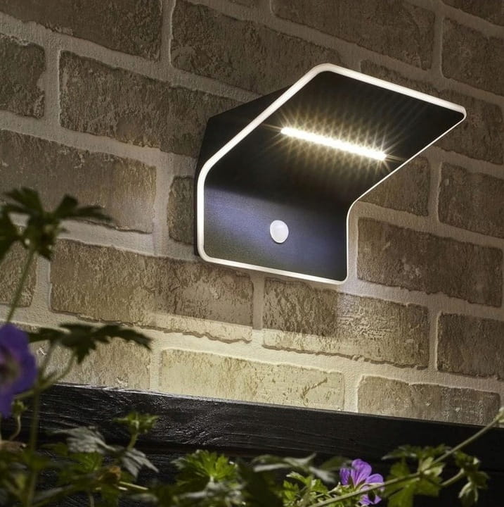 Lampa Solarna Kinkiet LED Czujnik Ruchu Zmierzchu SUPER MOCNY Naświetlacz