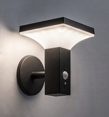 Lampa Solarna Kinkiet LED Czujnik Ruchu Zmierzchu SUPER MOCNY 600 lm