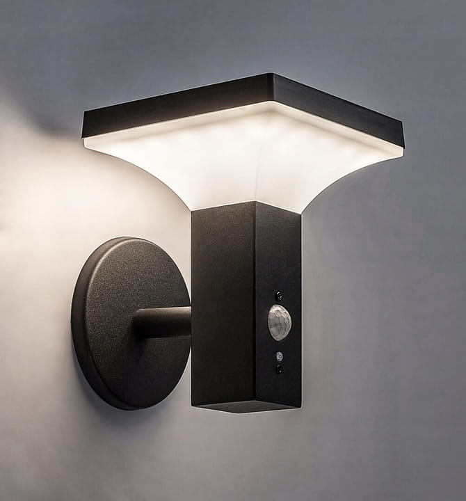 Lampa Solarna Kinkiet LED Czujnik Ruchu Zmierzchu SUPER MOCNY 600 lm