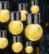 Lampa Ogrodowa LED Solarna Kula Wisząca Szklana Girlanda 3000K SuperLED
